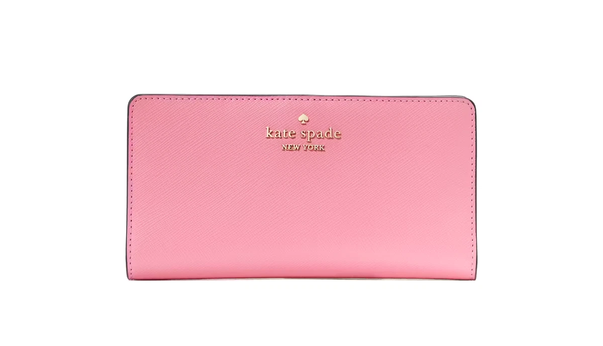 Kate Spade Madison Large Slim Bifold Saffiano Leather Wallet  
