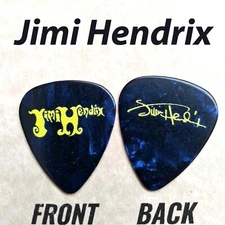 1 Jimi Hendrix Classic Rock signature guitar pick  (Q-H15)