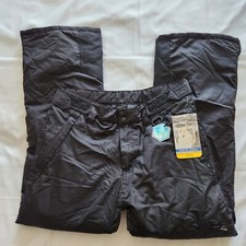 NWT Arctic Quest Water Resistant Insulated Ski Snow Pants Black Youth L 14/16