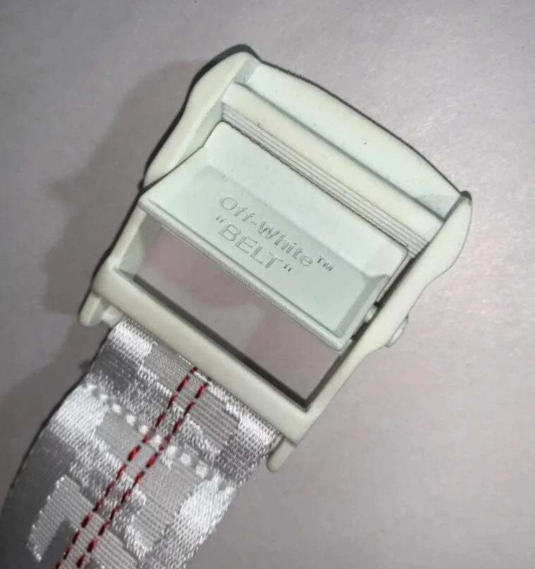 cintura industriale off white grigio contrasto misura multicolore