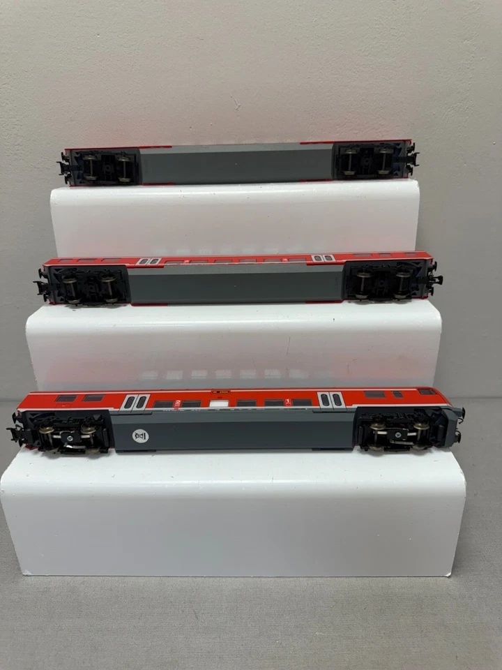 PIKO HO Scale Special Combo 58803; 58804 & 58805 Double-Decker of the DB Region - Image 4 of 4