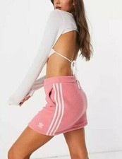 Women's Adidas Adicolor Classics Polar Fleece Pink Skirt Rose