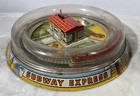 Marx Subway Express RARE Tin Wind Up WORKS Vintage 30’s 40’s W/ Plastic Tunnel