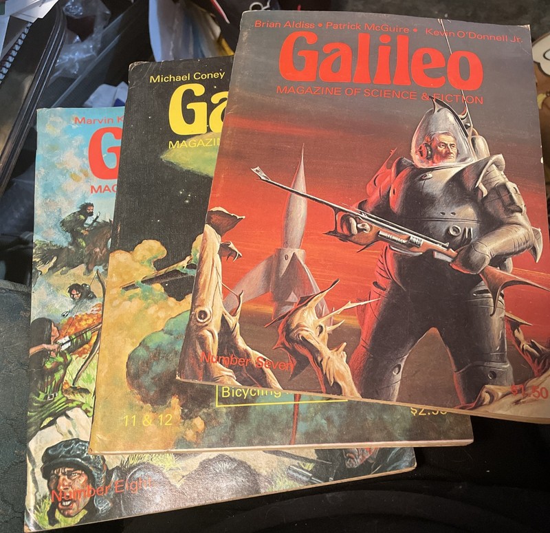 Galileo Magazine - Lot of 3 #7, 8, 11/12 - Magazine of Science & Fiction