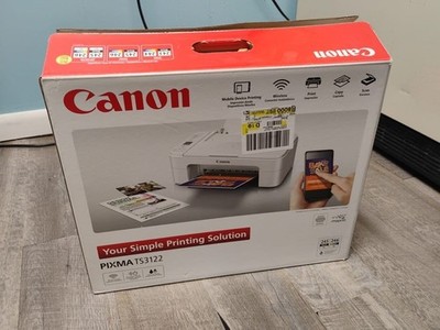 Canon Pixma TS3122 Wireless ALL-IN-ONE Inkjet Printer pre-owned in excellent