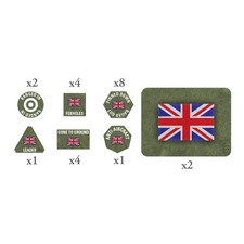 BR909 - BRITISH TOKENS - FLAMES OF WAR - EARLY WAR