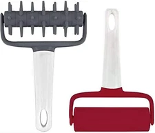 Pizza Dough Docker Roller Tool Blister Remover for Crust, Pastry, Pie Baking