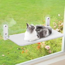 Zakkart Easy Fold Cat Window Perch - Cordless, Fold-Up, Zip Closure