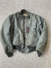 New ListingVintage Air Force Olive Green MA-1 Flight Jacket - Vietnam, Military Provenance