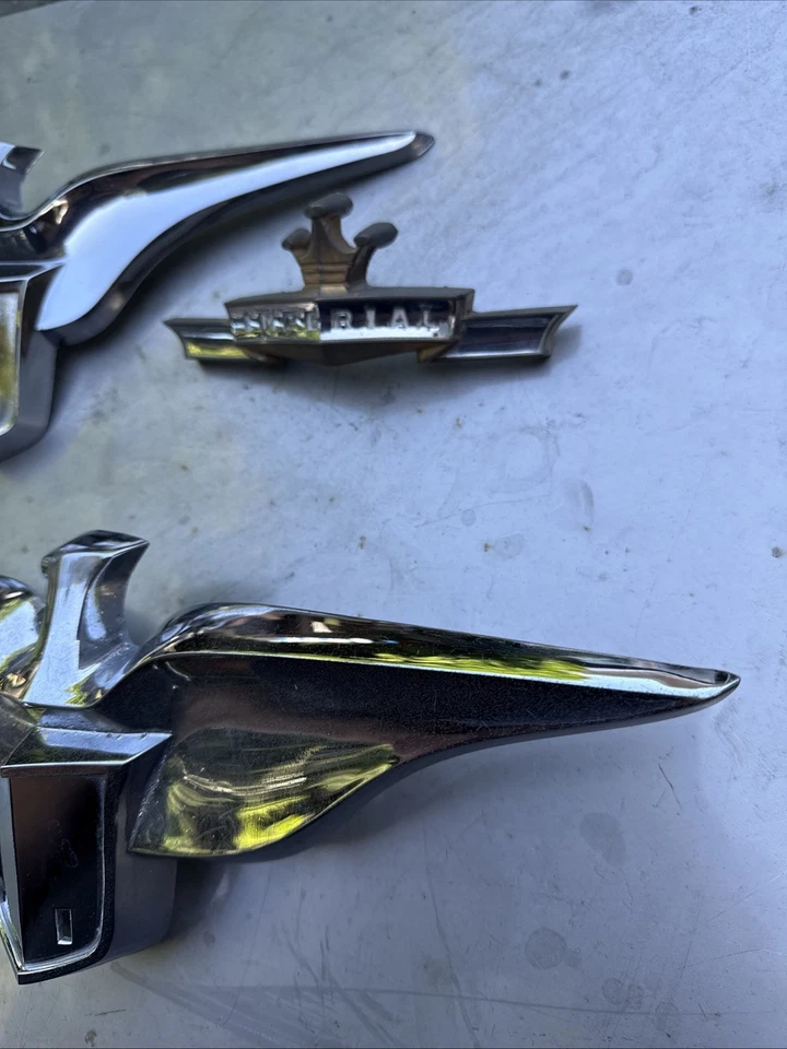 Chrysler Crown Imperial 1955-1956 parrilla y emblema de maletero calidad original del conductor Foto 4 de 4