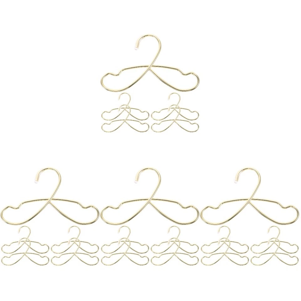  4 Count Puppenhaus-zubehör Reisekleiderbügel Miniaturkleiderbügel