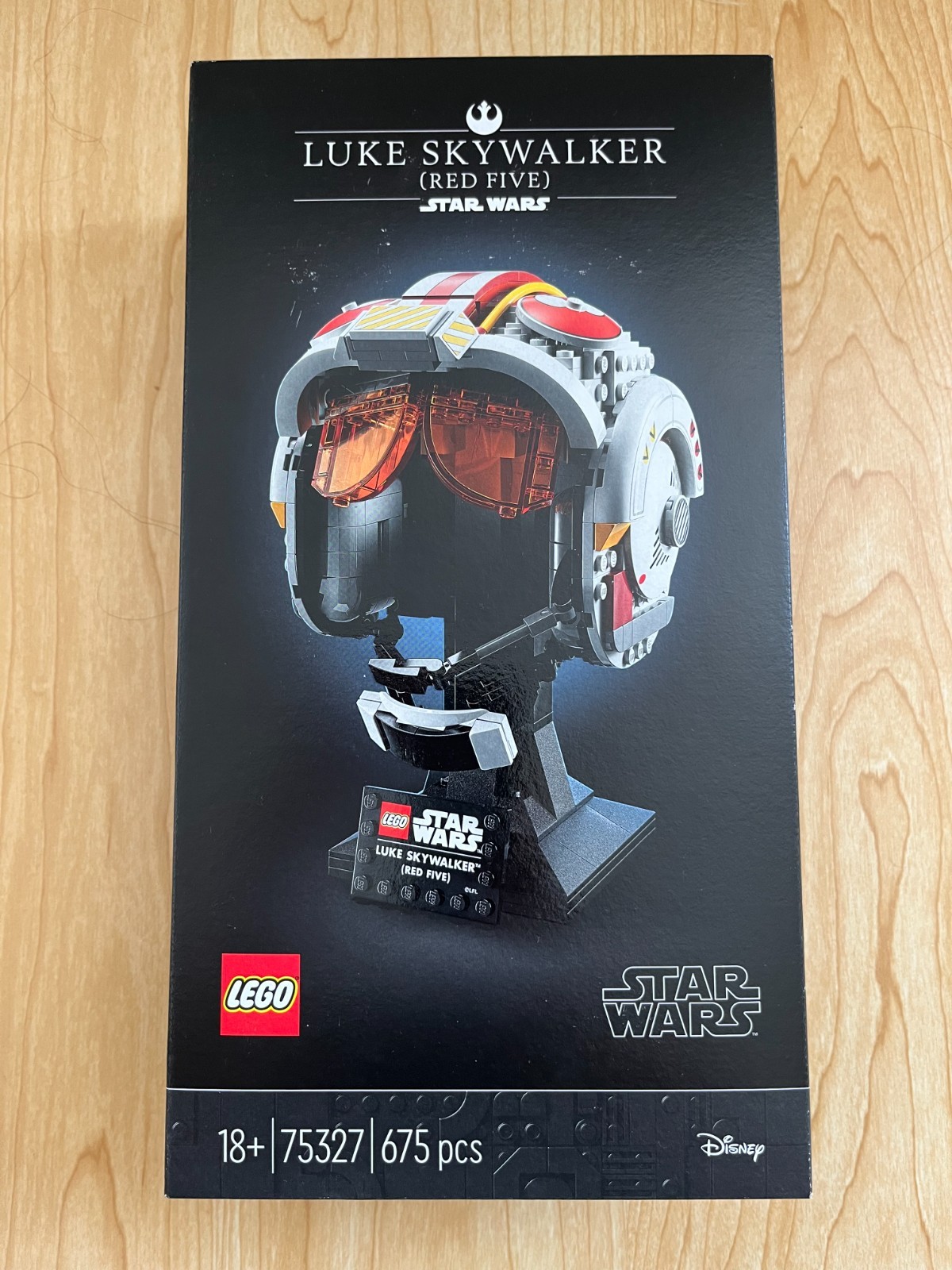 LEGO Star Wars Luke Skywalker Red Five Helmet 75327 NEW 'SMALL MARKS' FREE P&P