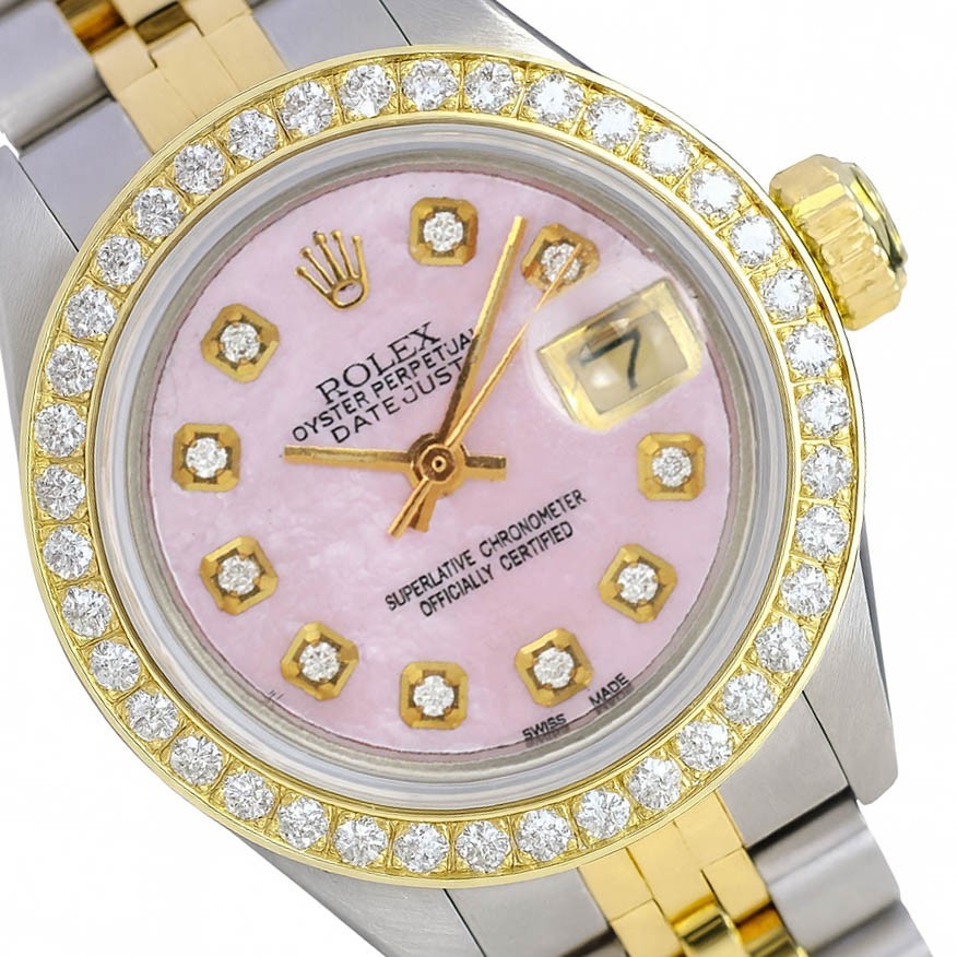 Rolex Datejust TwoTone Gold Steel Pink