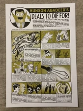 Adventure Time Poster 11x16 Print Hunson Abadeers Deals To Die For Cartoon Net