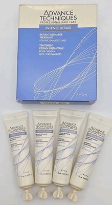 Avon Advance Techniques INTENSE REPAIR Treatment Dry Damaged Hair 4 Count Box