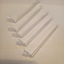 Lufki 5 St&uuml;ck krumme Zigarettenspitzen Glas Lufka Pipe L&auml;nge: 90mm