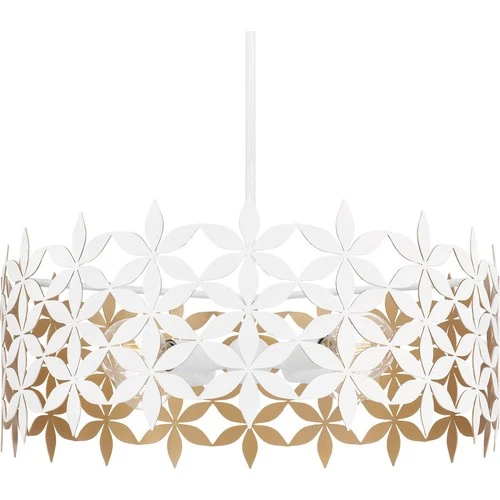 Matte White Four Light Pendant from the Quoizel Pendant Collection - Picture 5 of 6