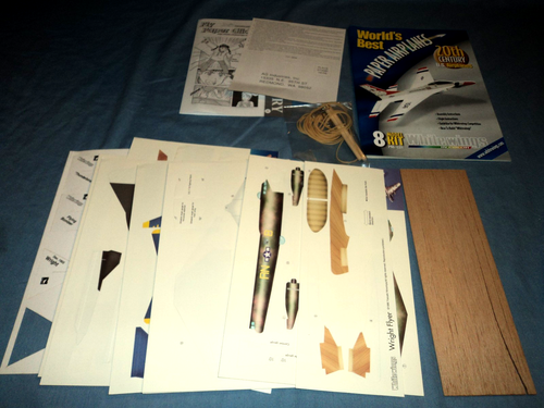 White Wings 20th Century U.S. Airplanes World's Best 8 Model Kit, Open Box, RARE - Picture 3 of 4
