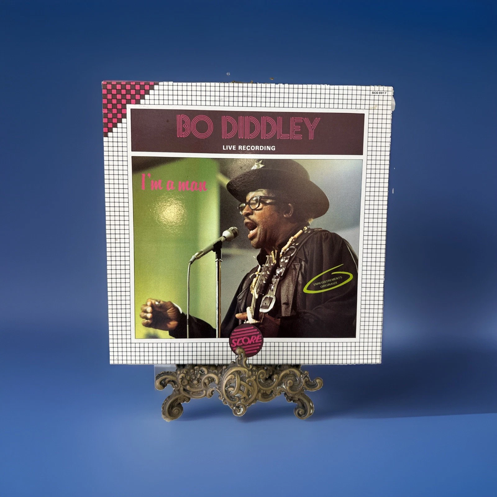 Vinyle 33 T Bo Diddley Live Recording SCO 8917 MU 209
