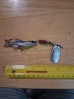 Vintage Mepps 4 Rubber Comet Minnow Line Spinner 5" Fishing Lure French  — photo 1