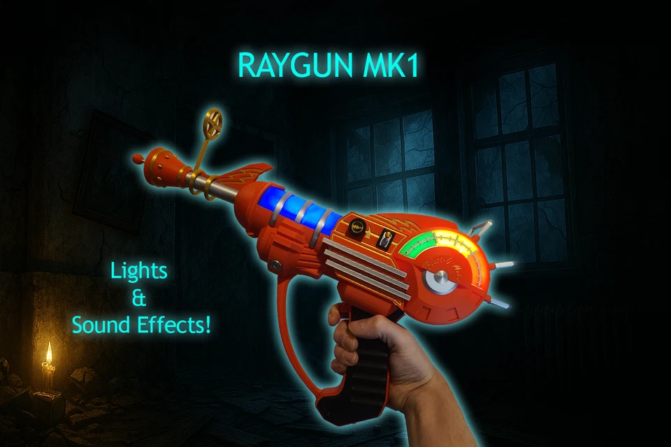 CoD Zombies Ray Gun MK1 Desk Display Lamp - Image 2 of 4