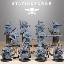 Station Forge Miniatures Raticus Grunts Sci Fi Grim Dark Wargame Proxy Minis