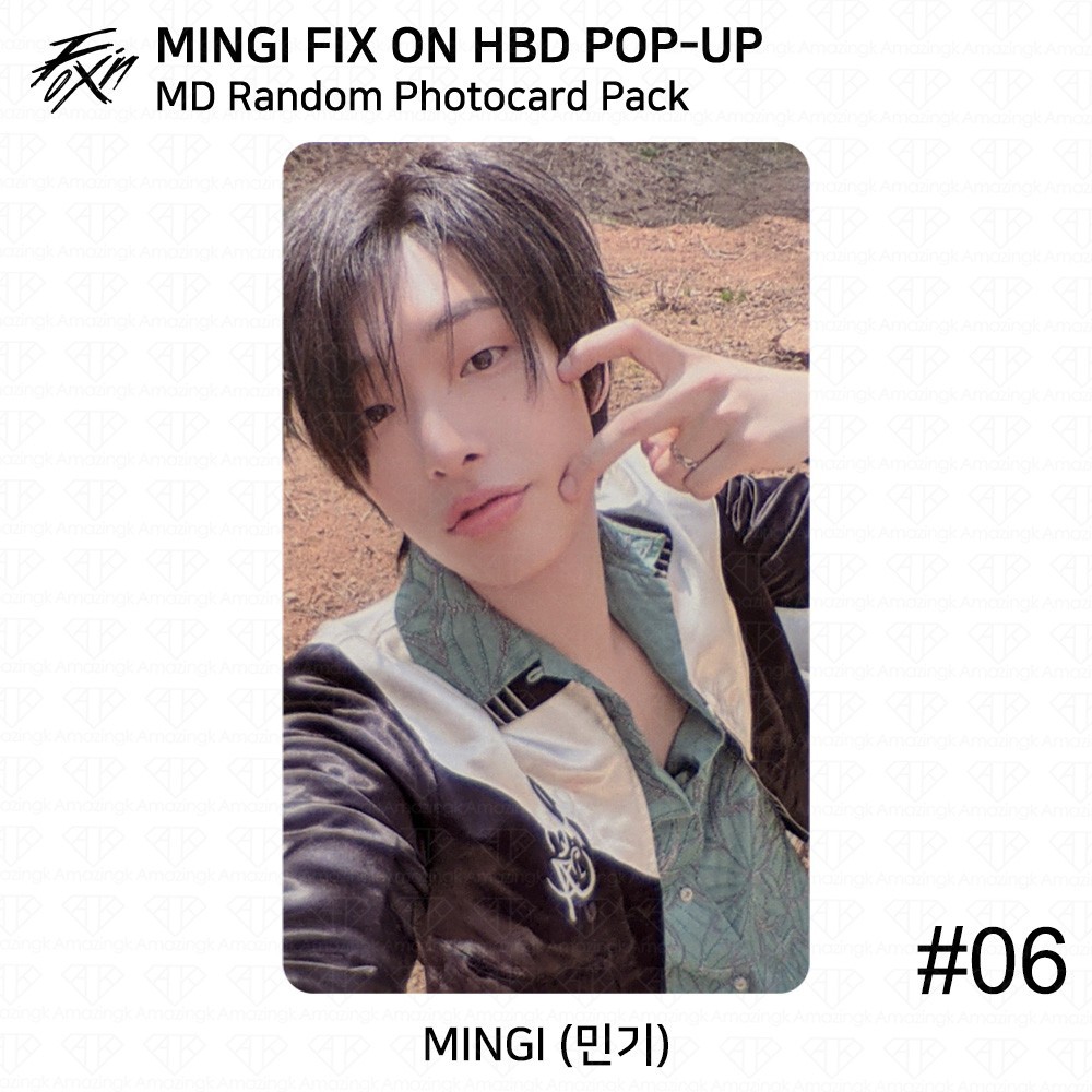 ATEEZ Mingi FIX ON HBD POP UP Photocard Benefit Official MD KPOP K