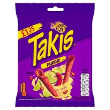Takis Fuego Chilli and Lime Flavour Corn Snack 21 x 55g FAST AND FREE DELIVERY
