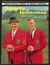 Arnold Palmer Signed 1962 Sports Illustrated Newsstand NO LABEL PSA/DNA