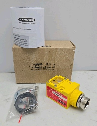 Banner Engineering SMA91EQD Sensor Photoelectric Emitter 60 Meter 10-250 Vac/Vdc - Picture 1 of 11