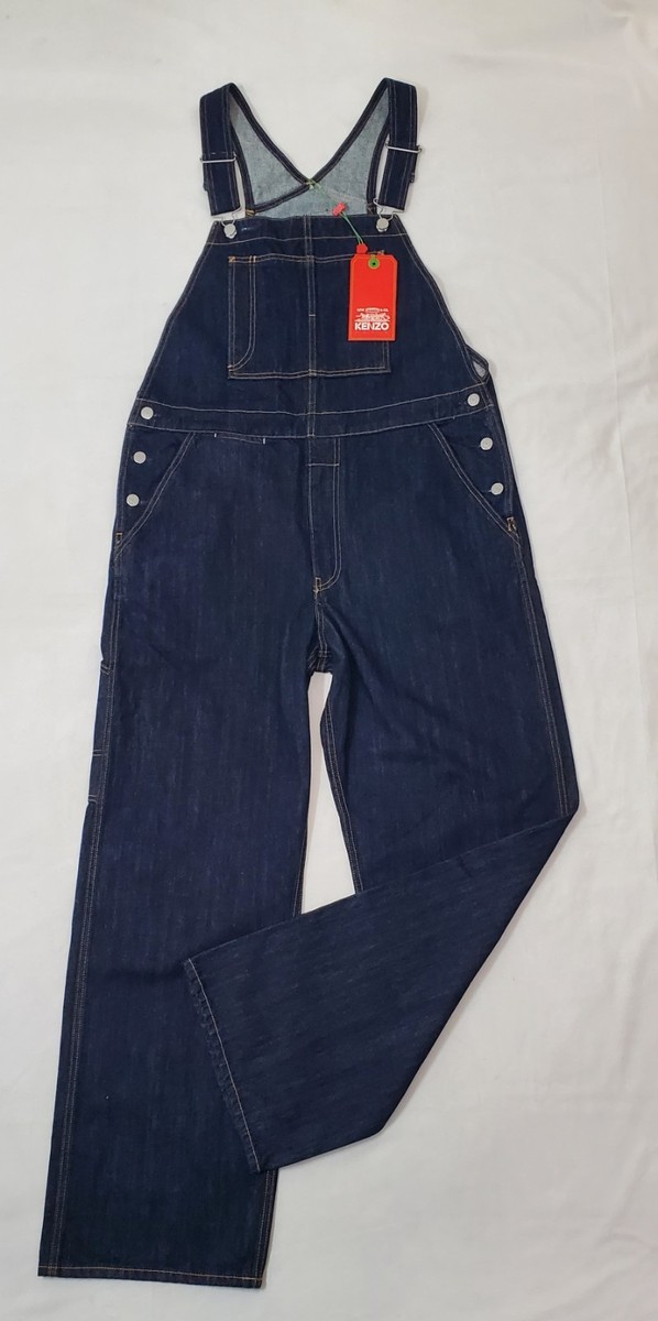 LIMITED EDITION LEVIS X KENZO INDIGO RINSE BLUE DENIM OVERALL RELAXED MEN SIZE L View 5