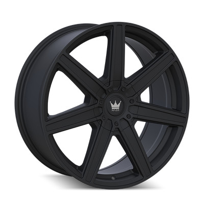 22x9.5 Mazzi Laguna Matte Black Wheel 5x115/5x5.5 (18mm)