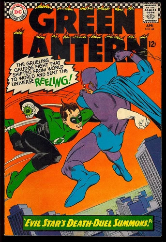 Green Lantern #44 High Grade Silver Age Superhero Vintage DC Comic 1966 VF