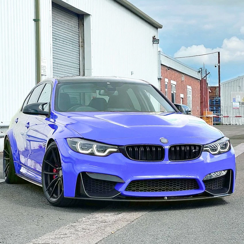 Frontspoiler Lippe Für BMW M3 F80 14-19, M4 F82 14-20 Glanz Schwarz Performance - Bild 4 von 4