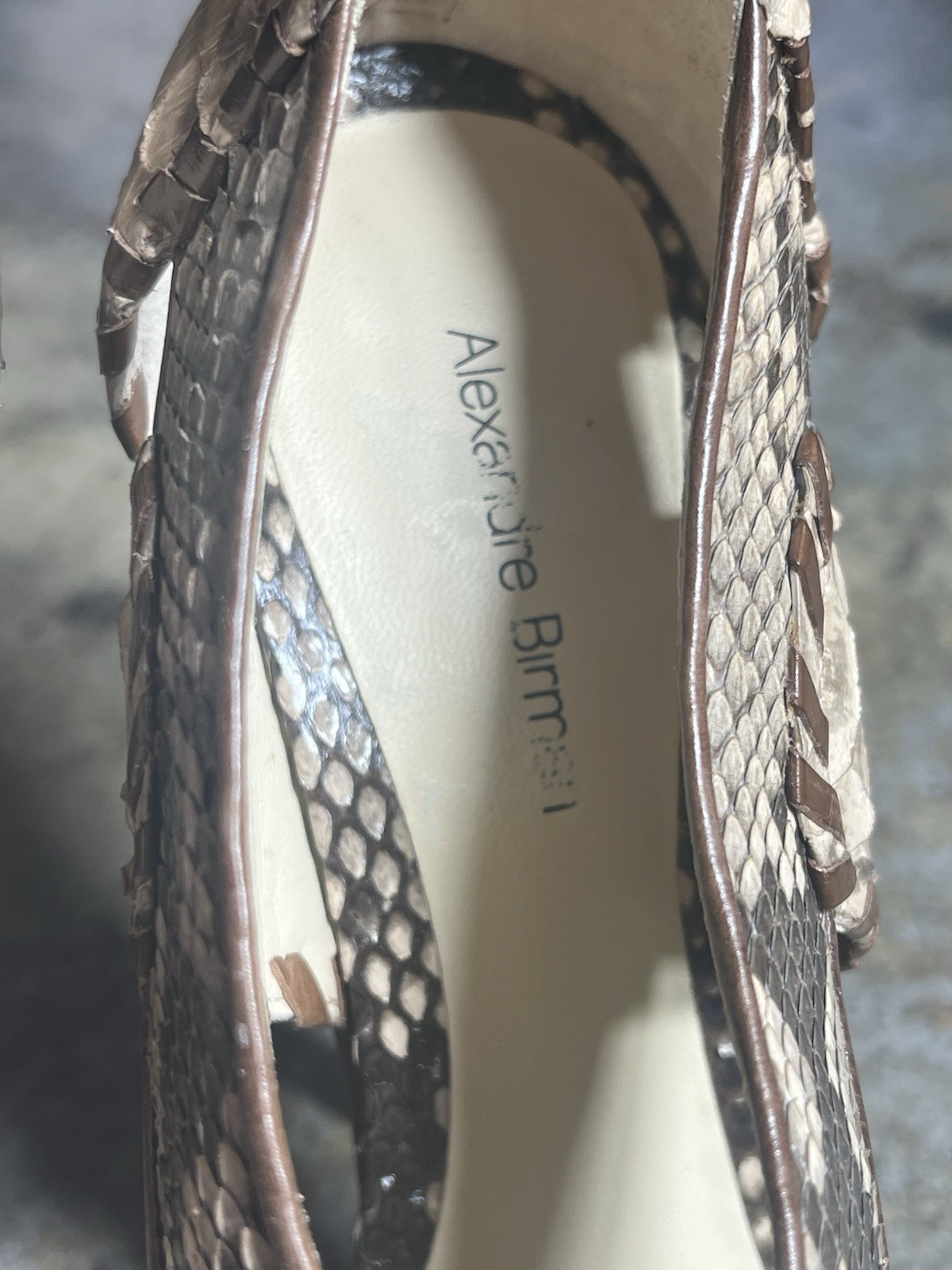 Alexandre Birman shoes Python Leather Platform He… - image 15