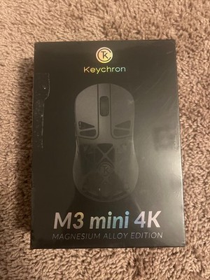 Keychron M3 Mini 4K Wireless Bluetooth 5.1/2.4 GHz/Wired Optical Mouse, Ultra-Li