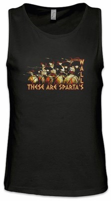 These Are Sparta's Walls Herren Tank Top Phalanx Hoplit Sparta Spartans 300
