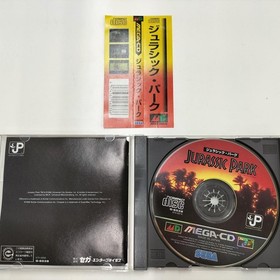 SEGA Jurassic Park Mega CD Game, 1994, Shooting Ride Style, Used