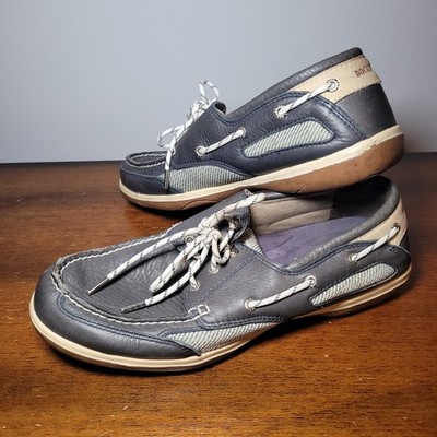 Sebago Docksides Womens 10 Boat Shoe Castine Navy Blue