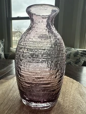 Blenko 2135S Strata Vase In Orchid