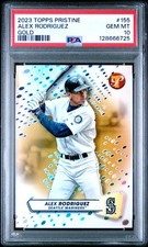 2023 TOPPS PRISTINE GOLD #155 ALEX RODRIGUEZ 43/50 PSA 10