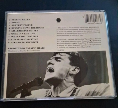 Stop Making Sense, Talking Hesds 90's CD - Imagen 2 de 5
