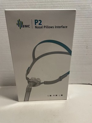 BMC P2 Nasal Pillow Mask S/M/L Silicone CPAP Interface Sleep Apnea 8/2029