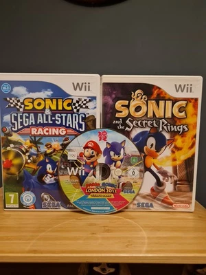 Sega Sonic Wii Bundle 3 Games Great Condition Free Postage - Image 1 of 4