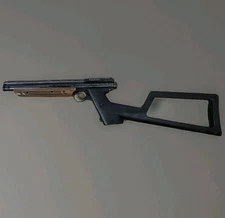 Vtg Crosman 1377 .177 Caliber Pellet BB  Pump Air Pistol W/ 1399 Custom Stock