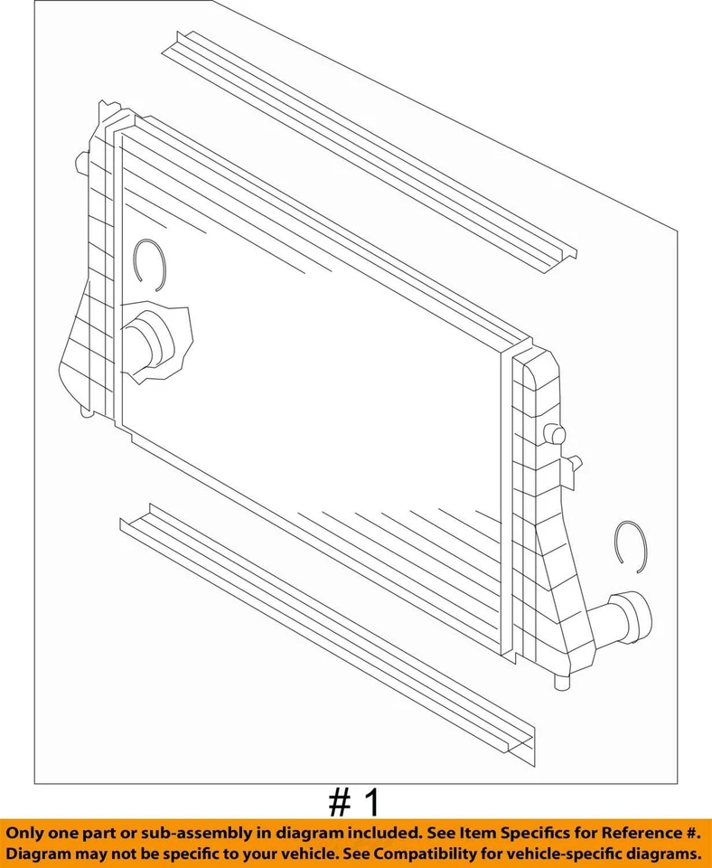 Intercooler Audi A3 TT Volkswagen Golf Jetta 2.0 1K0145803T OEM usado Foto 4 de 4