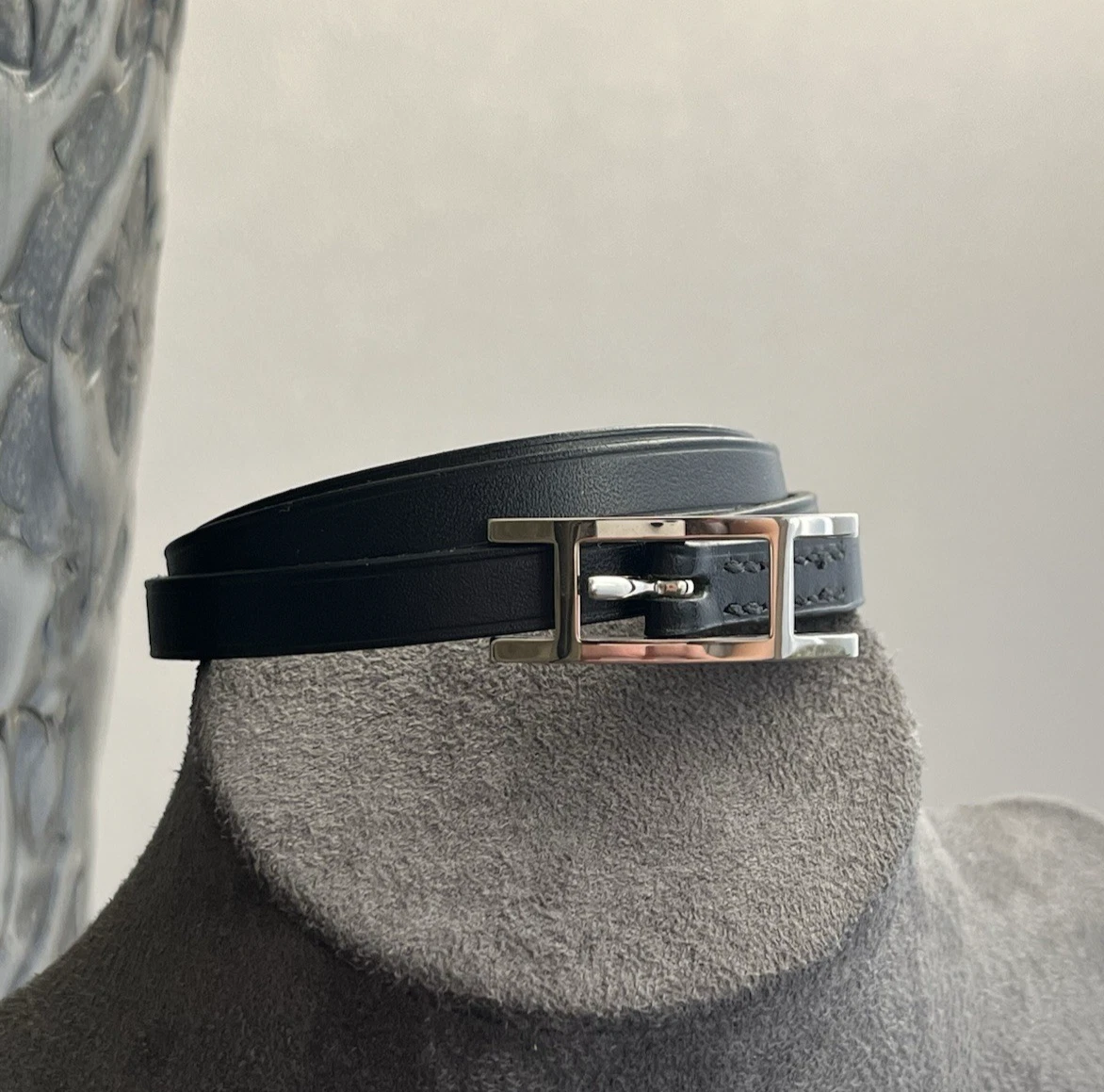 HERMÈS Silver Plated Black Fashion Bracelets for sale | eBay