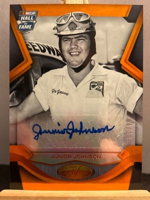 2016 Panini Junior Johnson Autograph card Moonshiner Nascar H.O.F Rare 04/10