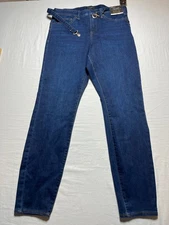 Bold Elements Womens Blue High Rise Curvy Skinny Jeans Denim Size 10 NWT