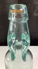 Anchor Soda Bottle Codd Stopper Antique VHTF Rare Blue Green Pharmacy?